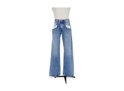 Maison Margiela Women's Decortique Denim Pants "Blue"
