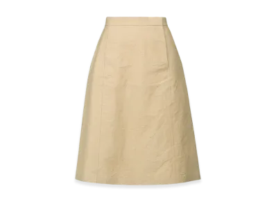 Maison Margiela Women's Utility Cotton Skirt "Banana"
