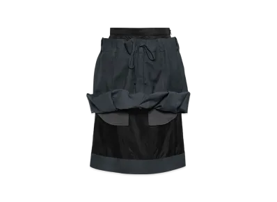 Maison Margiela Women's Layered Skirt "Dark Gray"