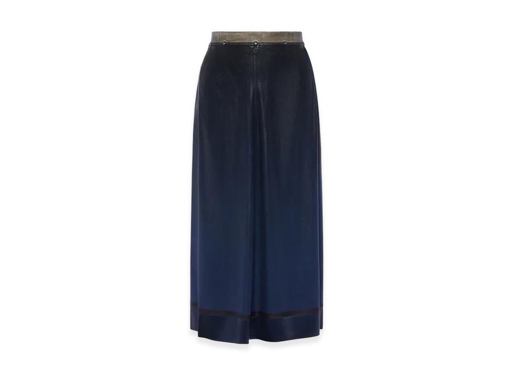 Maison Margiela Foil Midi Skirt "Cobalt Blue"