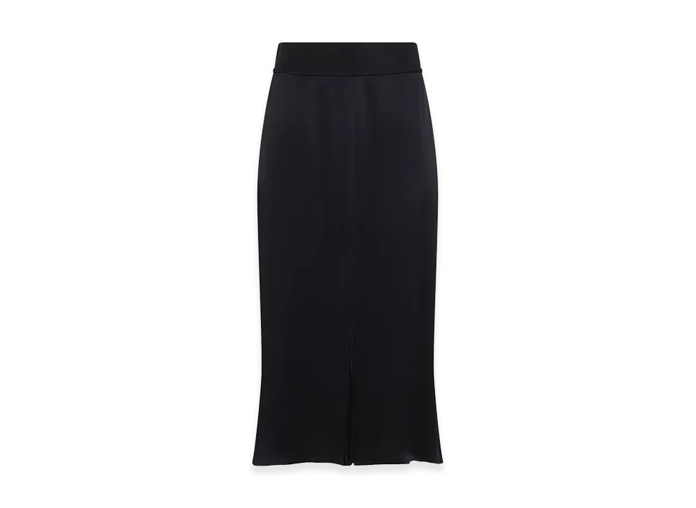 Maison Margiela Women's Satin Midi Skirt "Black"