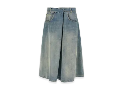 Maison Margiela Women's Denim Skirt "Blue"