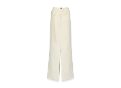 Maison Margiela Women's Combined Long Skirt "White"