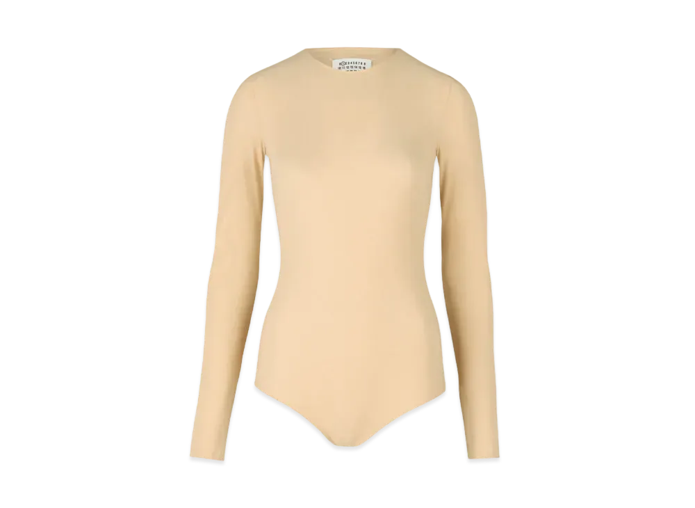 Maison Margiela Women's Technical Jersey Bodysuit "Skin"