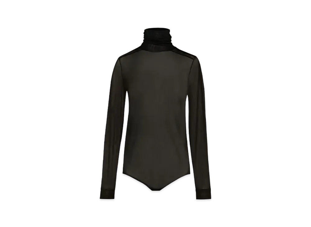 Maison Margiela Women's Viscose Jersey Bodysuit "Black"