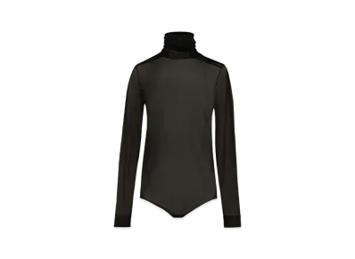 Maison Margiela Women's Viscose Jersey Bodysuit "Black"