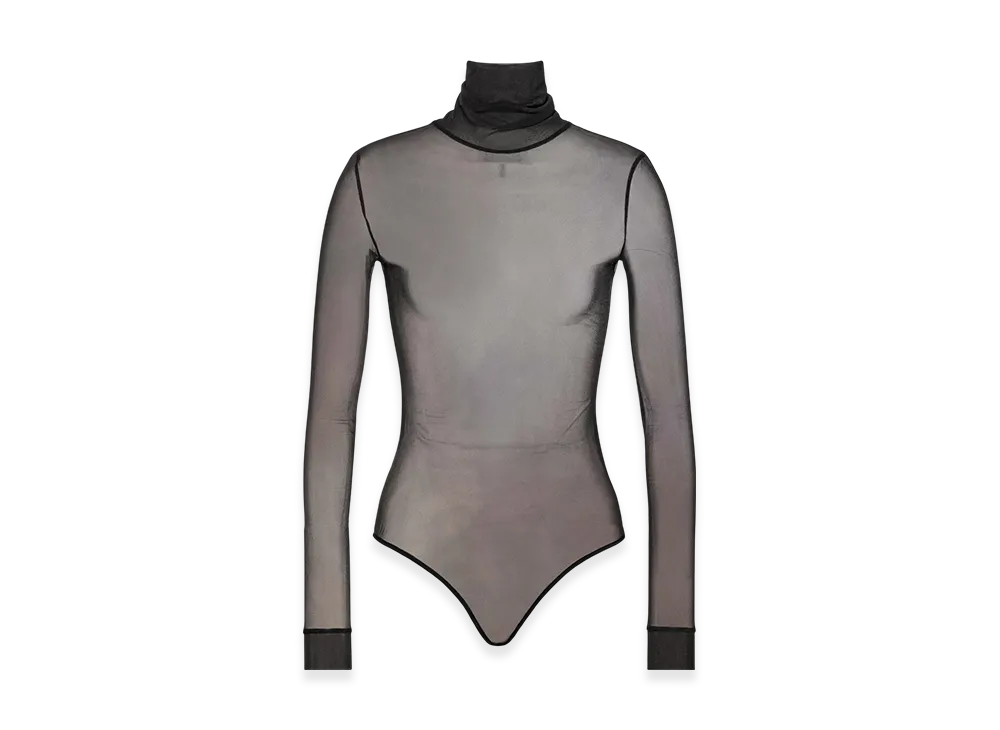 Maison Margiela Women's Sheer Bodysuit "Black"