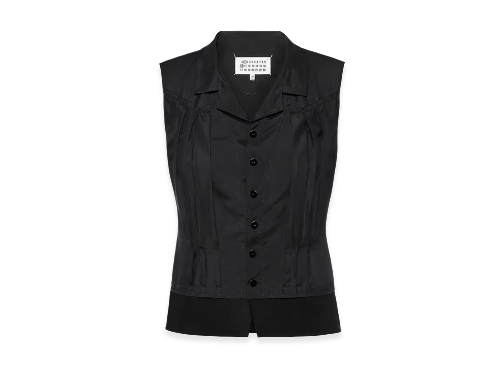 Maison Margiela Silk Top "Black"