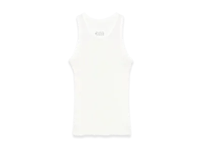 Maison Margiela Women's Silk Tank Top "Cream"