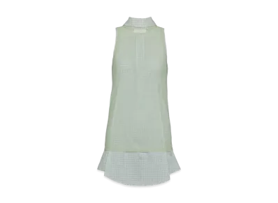 Maison Margiela Women's Back To Front Check Shirt "Pale Green/Light Green"