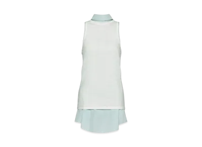 Maison Margiela Women's Back To Front Shirt "White/Light Blue"