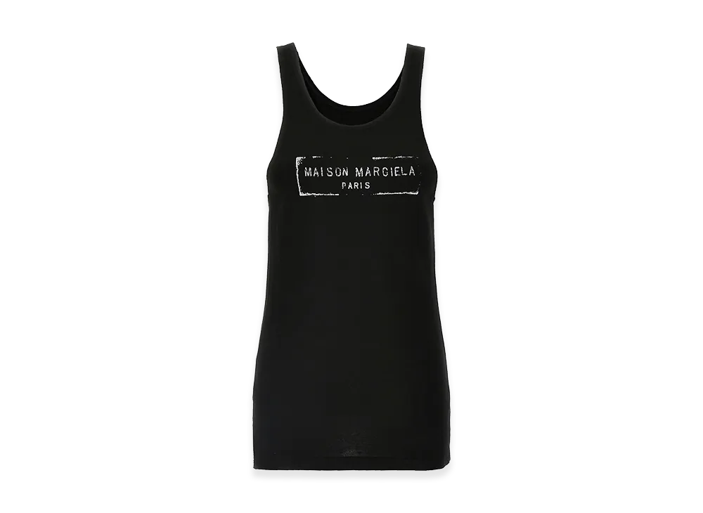 Maison Margiela Women's Logo Tank Top "Black"