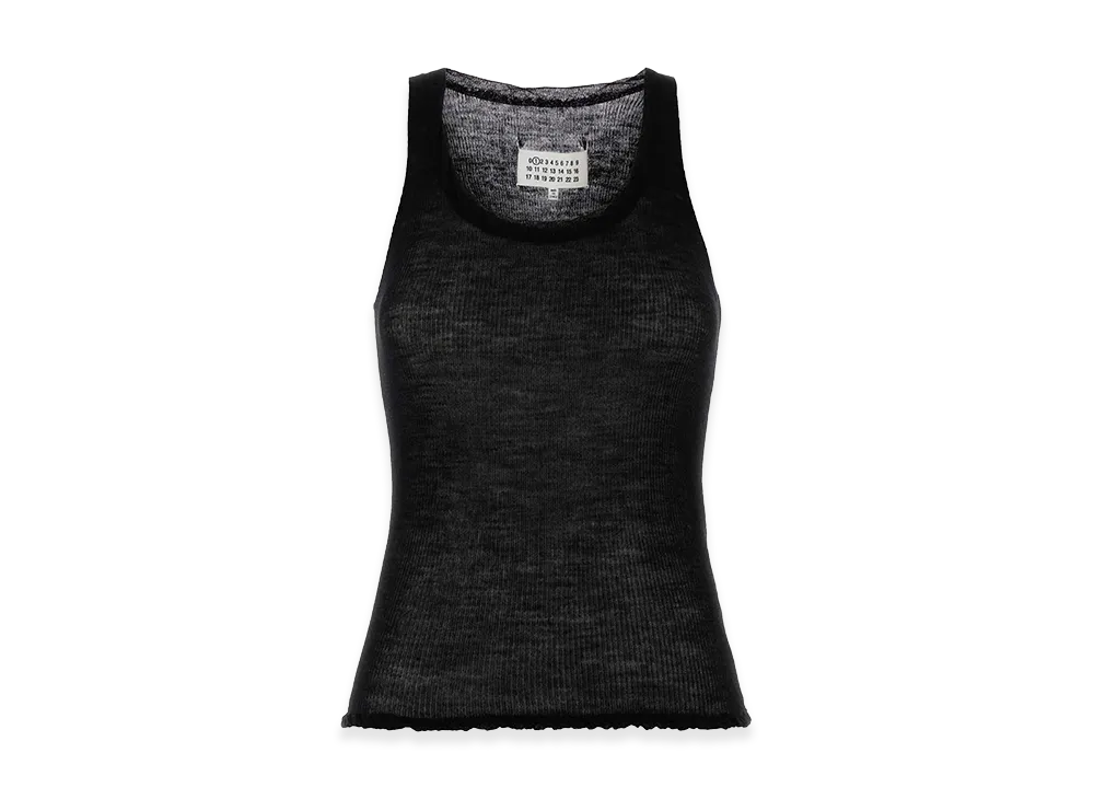 Maison Margiela Women's Knit Tank Top "Black"