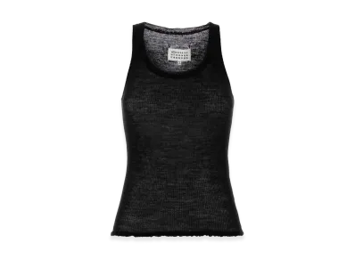 Maison Margiela Women's Knit Tank Top "Black"
