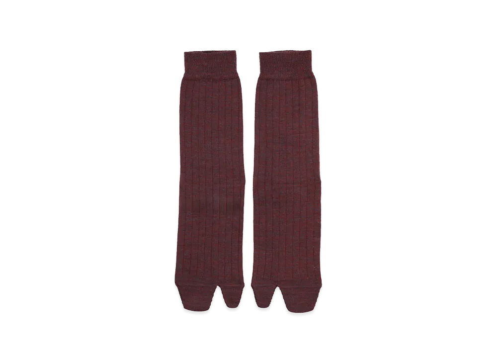 Maison Margiela Women's Socks Tabi "Bordeaux"