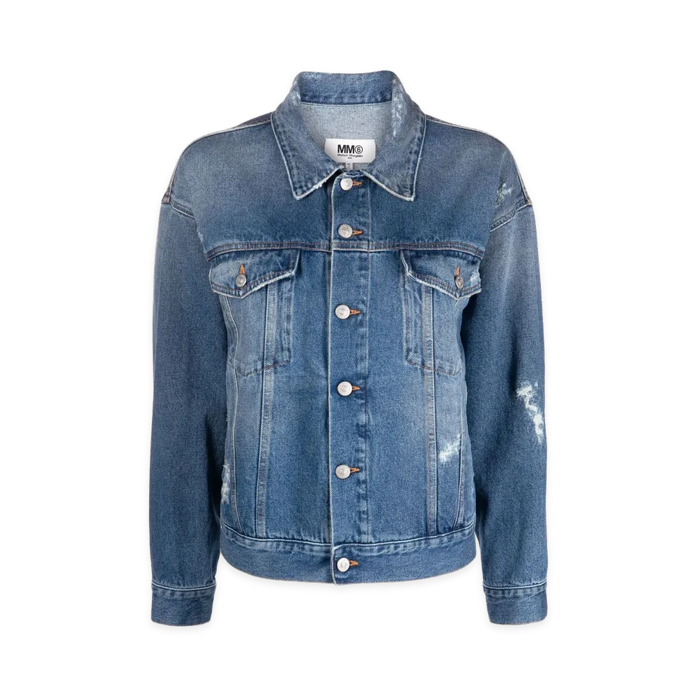 MM6 Maison Margiela Women's Coats "Blue"