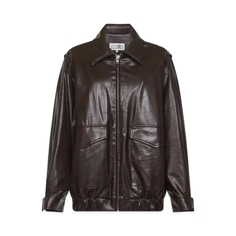 MM6 Maison Margiela Women's Coats "Brown"