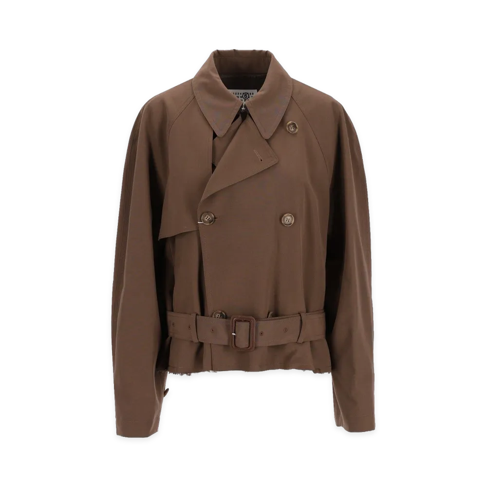 MM6 Maison Margiela Women's Short Jacket "Brown"