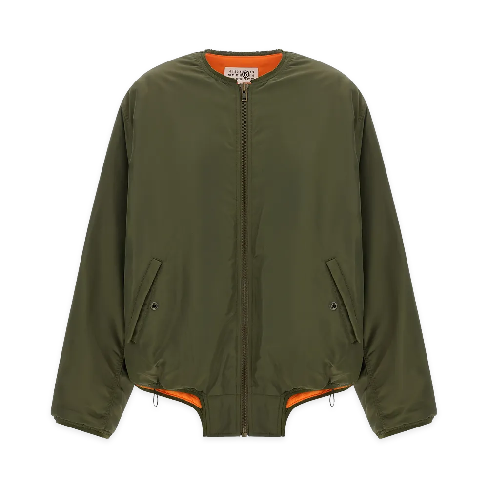 MM6 Maison Margiela Women's Sculptural Hem Jacket "Green"
