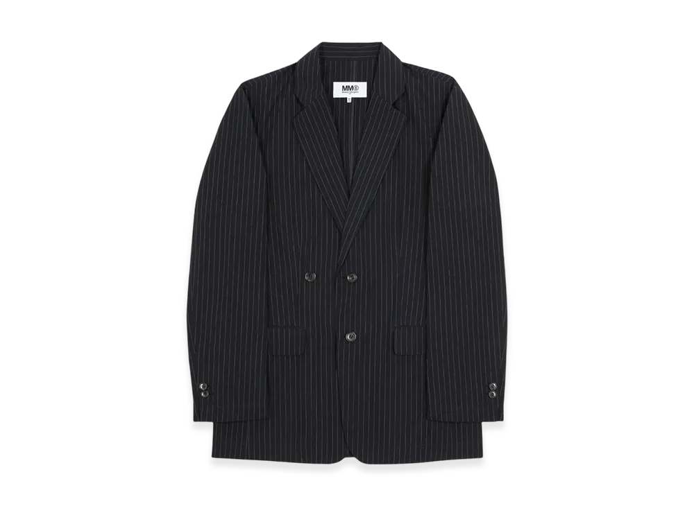 MM6 Maison Margiela Women's Single Breasted Suit Jacket "Black"