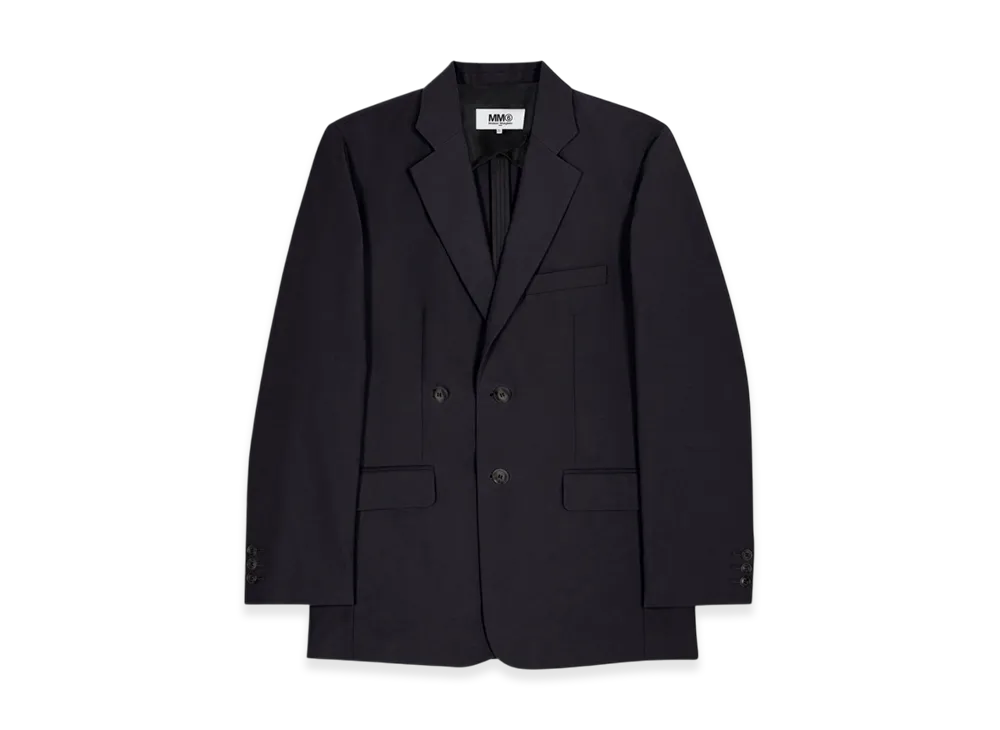 MM6 Maison Margiela Women's Single Breasted Jacket "Black"