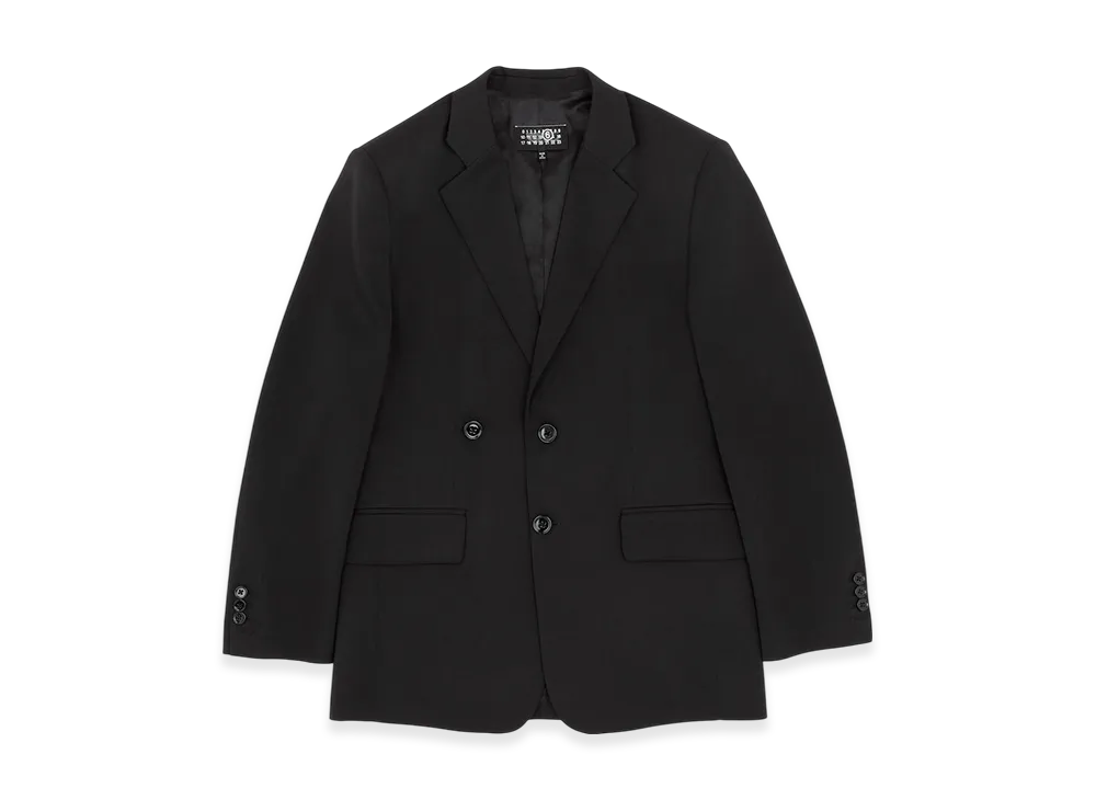 MM6 Maison Margiela Women's Tailored Wool Suit Jacket "Black"