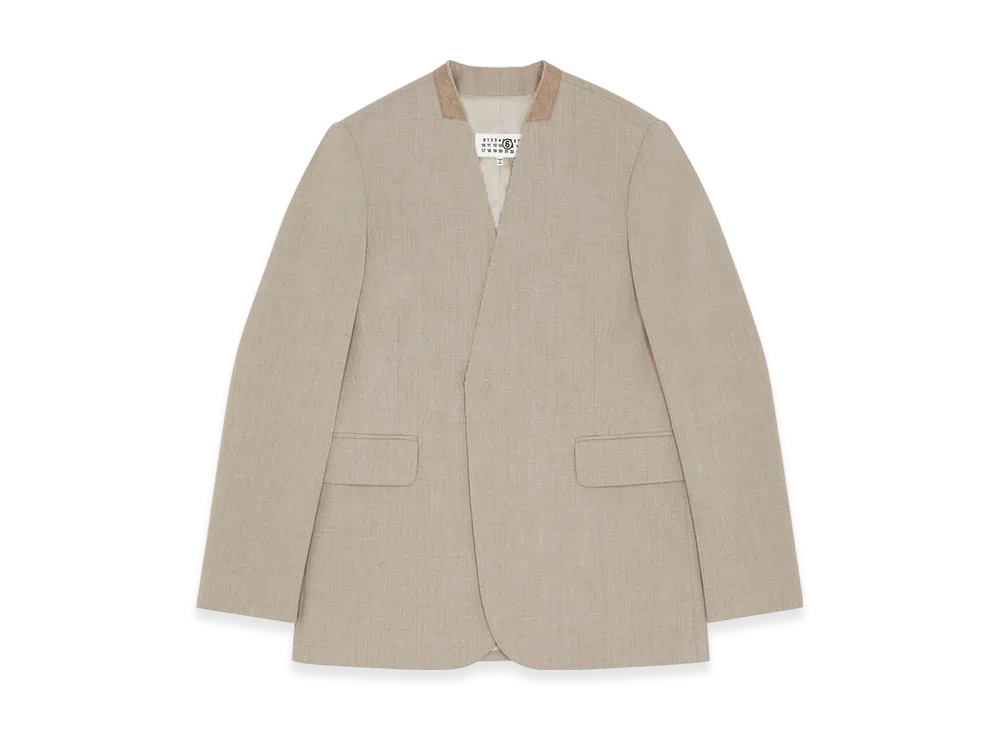 MM6 Maison Margiela Women's Suit Jacket "Taupe"