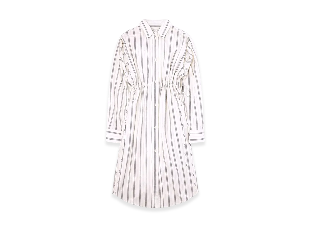 MM6 Maison Margiela Women's Stripe Shirt Dress "White"