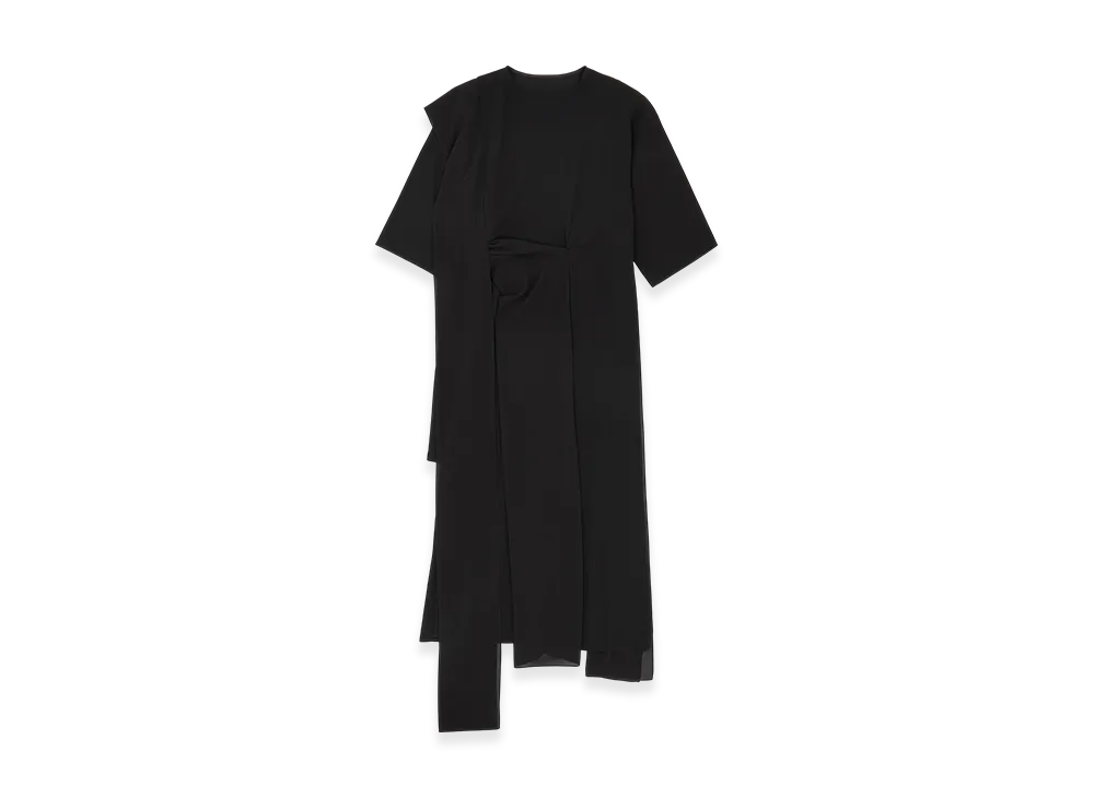 MM6 Maison Margiela Women's Layered Dress "Black"