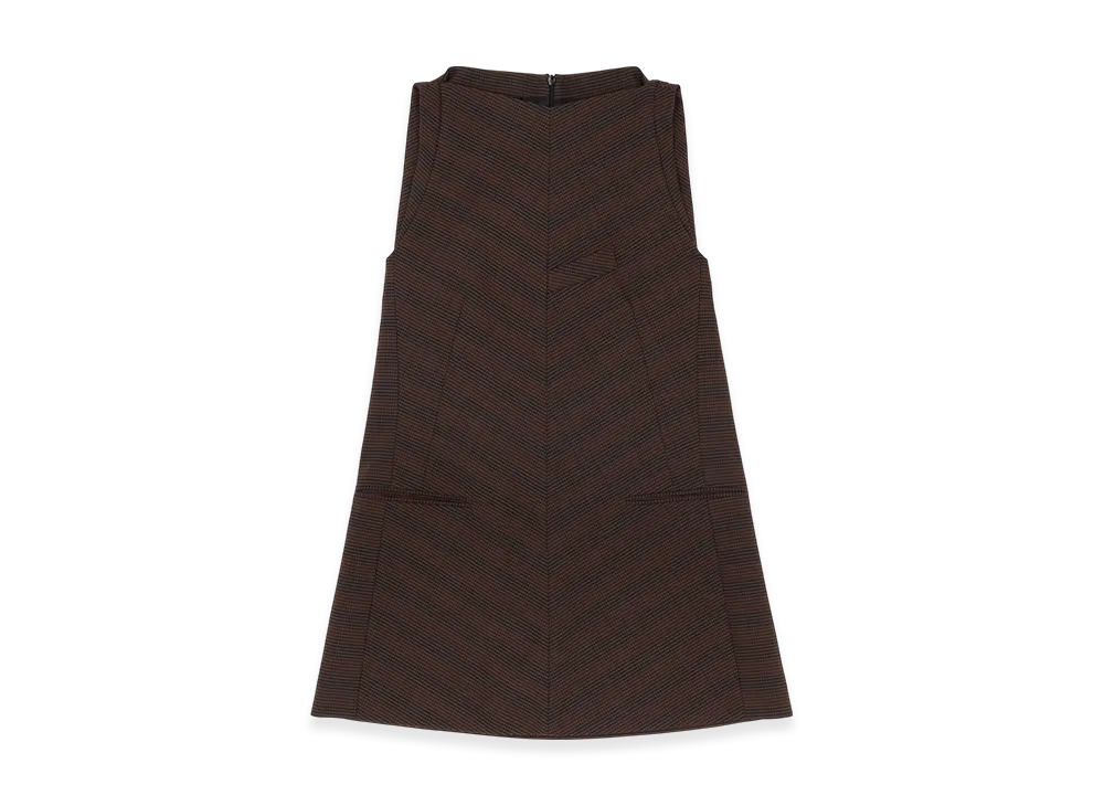MM6 Maison Margiela Women's Mini Dress "Brown/Black"