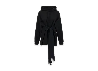 MM6 Maison Margiela Women's Hoodie Dress With Gloves "Black"