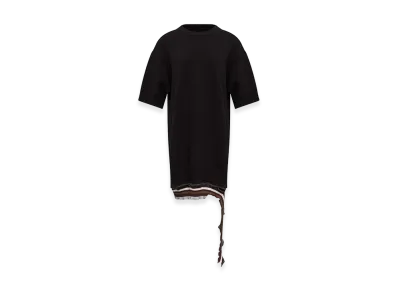 MM6 Maison Margiela Women's Short Dress With Distressed Effect "Black"