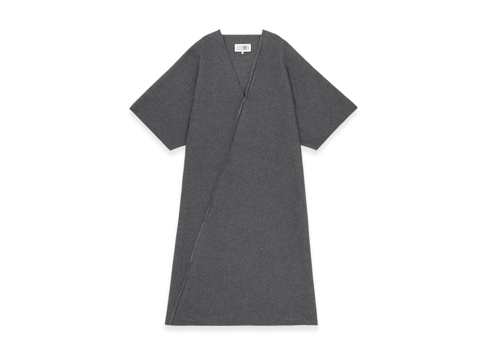 MM6 Maison Margiela Women's Midi Dress "Dark Gray"