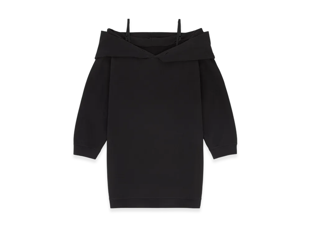 MM6 Maison Margiela Women's Sweatshirt Dress "Black"