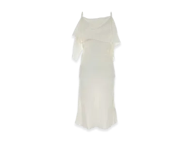 MM6 Maison Margiela Women's Midi Dress "White"