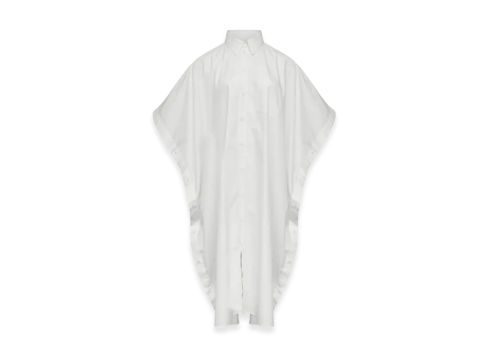 MM6 Maison Margiela Women's Poplin Shirt Dress "White"