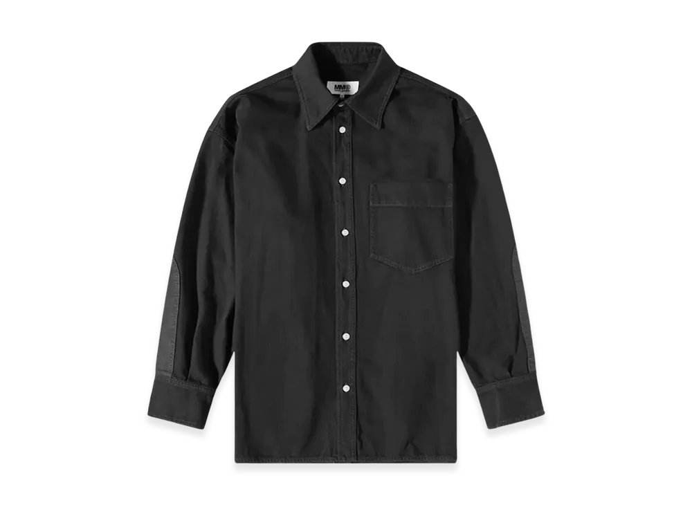 MM6 Maison Margiela Oversized Denim Shirt "Black"