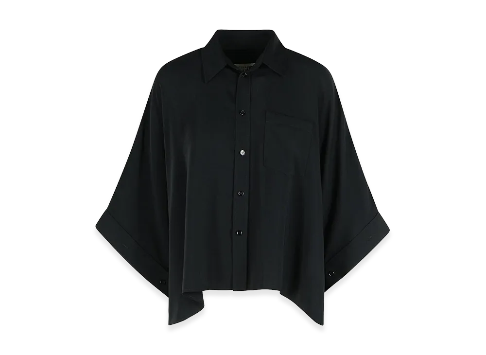 MM6 Maison Margiela Women's Polyester Cape "Black"
