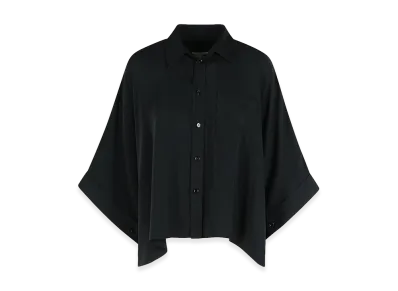 MM6 Maison Margiela Women's Polyester Cape "Black"