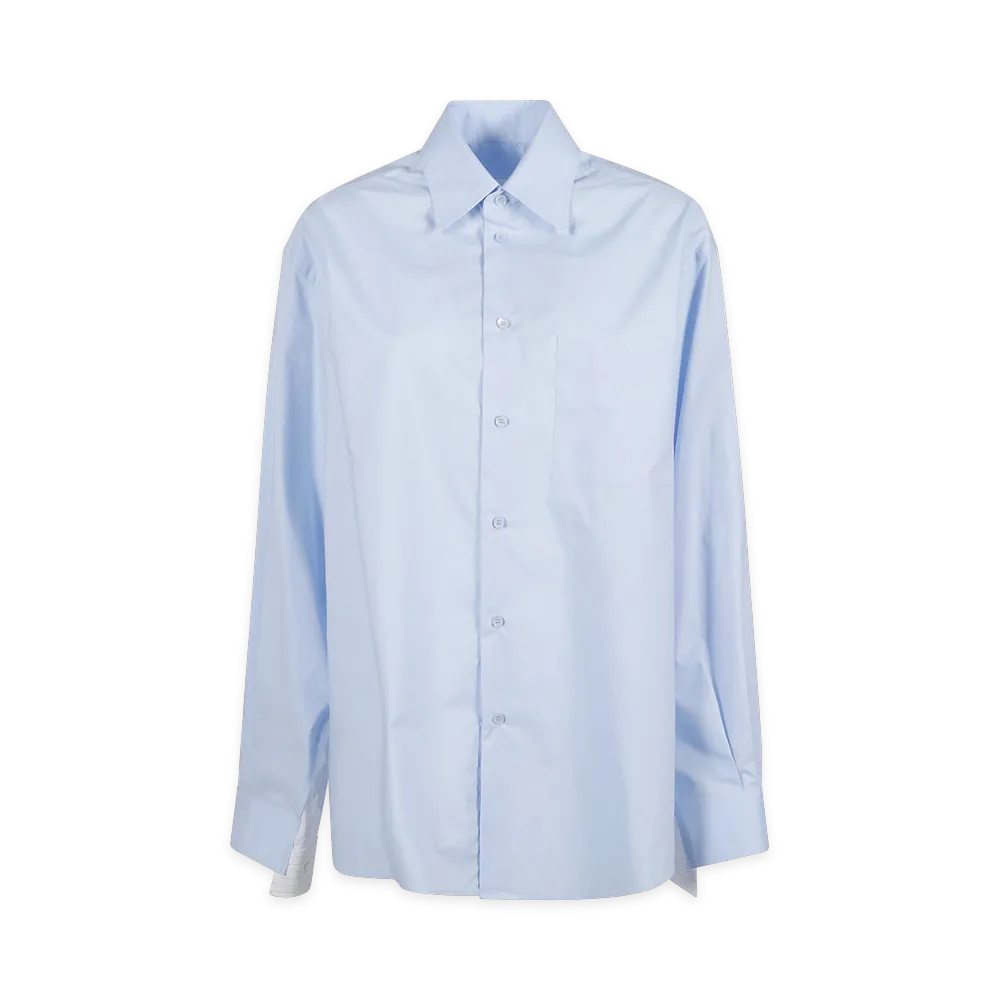 MM6 Maison Margiela Women's Shirts "Blue"