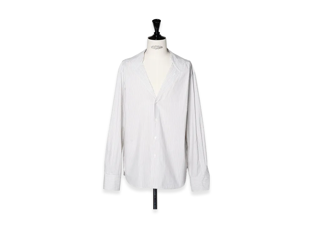 MM6 Maison Margiela Trompe L'Oeil Stripe Shirts "White"