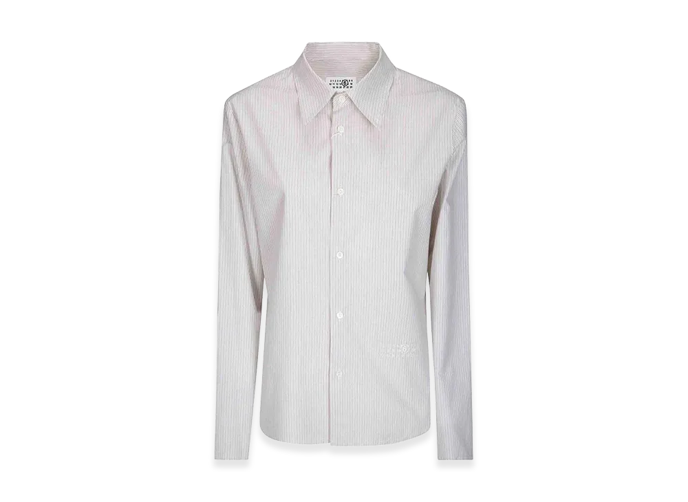 MM6 Maison Margiela Women's Long-Sleeved Shirt "White"