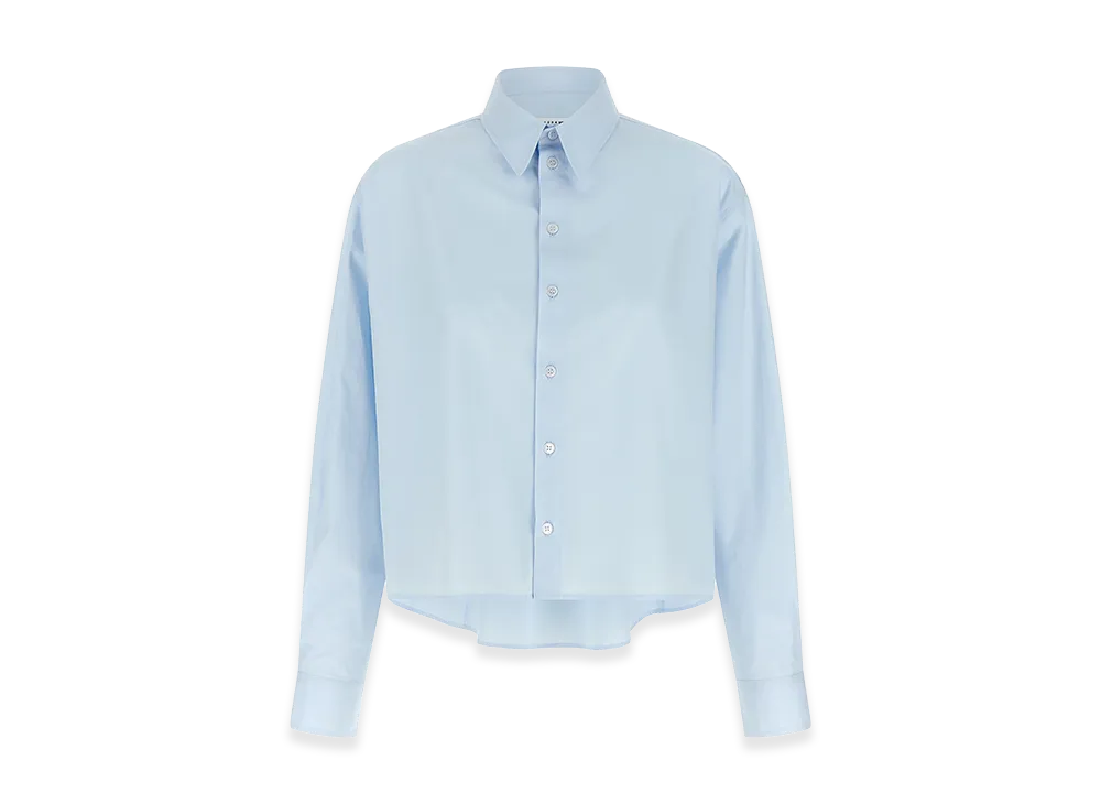 MM6 Maison Margiela Women's Poplin Shirt "Light Blue"