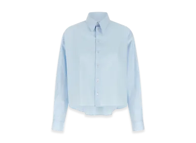 MM6 Maison Margiela Women's Poplin Shirt "Light Blue"