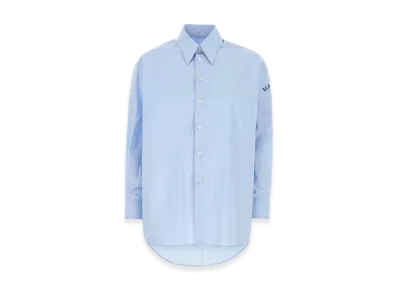 MM6 Maison Margiela Women's Poplin Shirt "Light Blue"