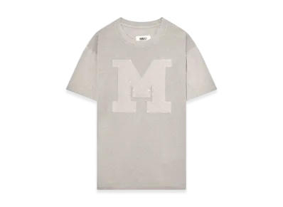 MM6 Maison Margiela Women's M Logo T-Shirt "Palladium"