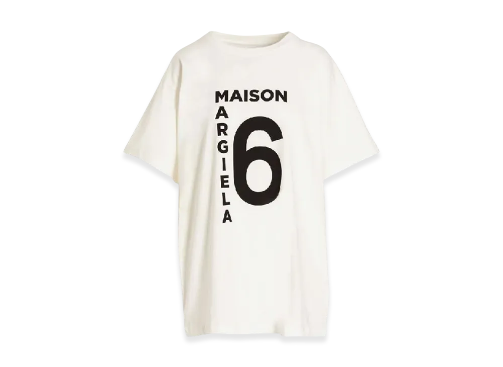 MM6 Maison Margiela Women's Logo T-Shirt "White"