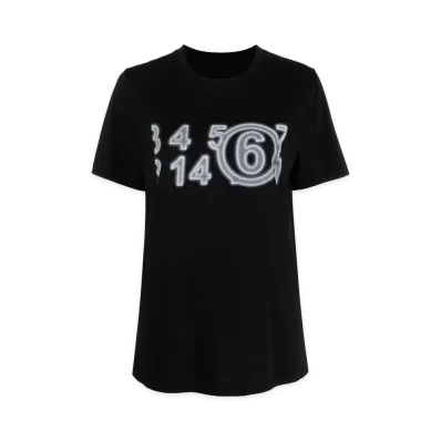 MM6 Maison Margiela Women's T-Shirts "Black"