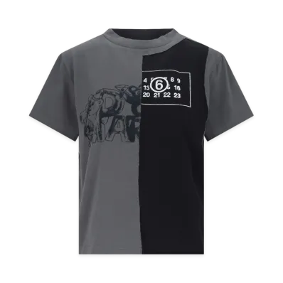 MM6 Maison Margiela Women's T-Shirts "Gray"