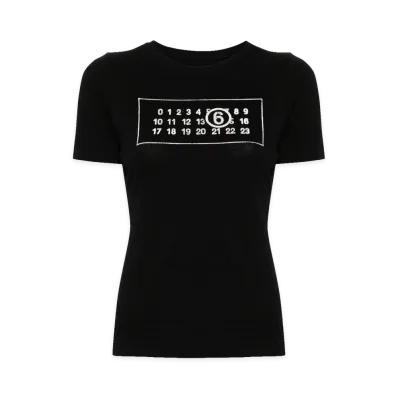 MM6 Maison Margiela Women's T-Shirts "Black"